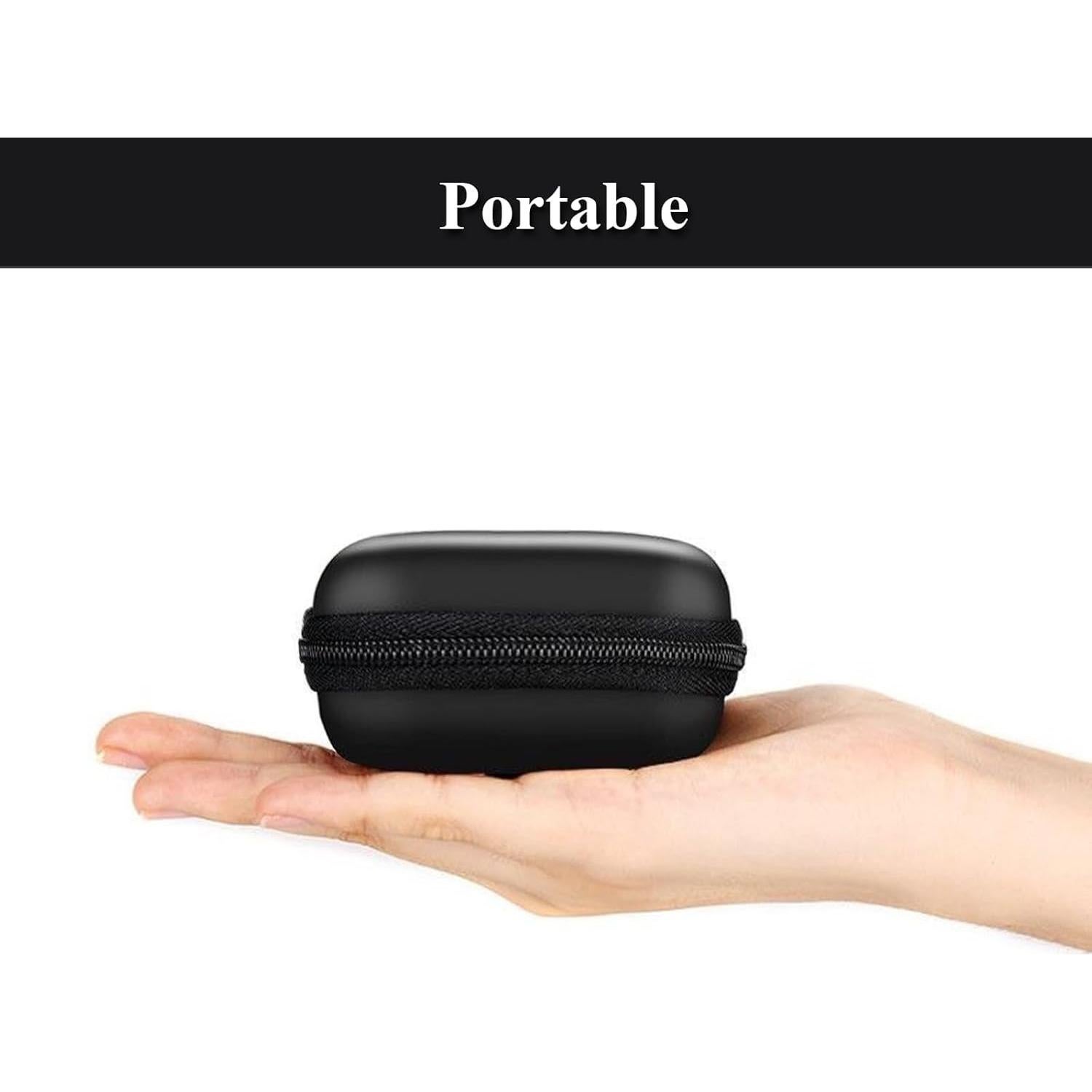 Funda Organizador de Cargador Mini Impermeable Negra