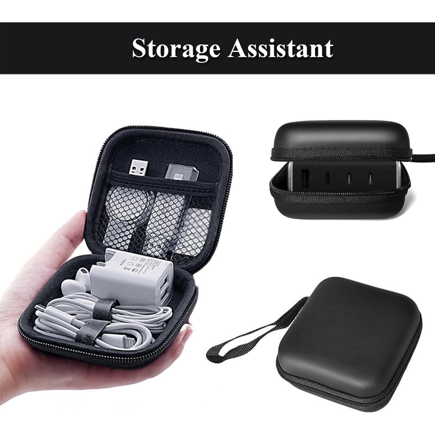 Funda Organizador de Cargador Mini Impermeable Negra