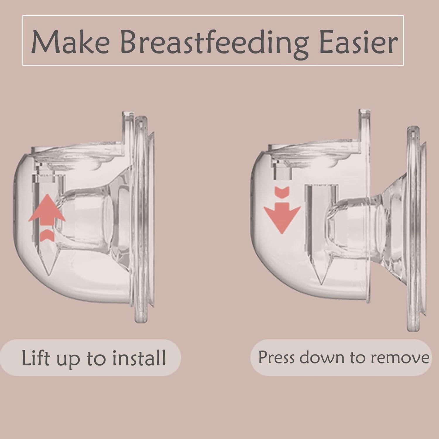 Protectores de Pecho Bwcece Flange 24mm - 2 Piezas Reemplazo