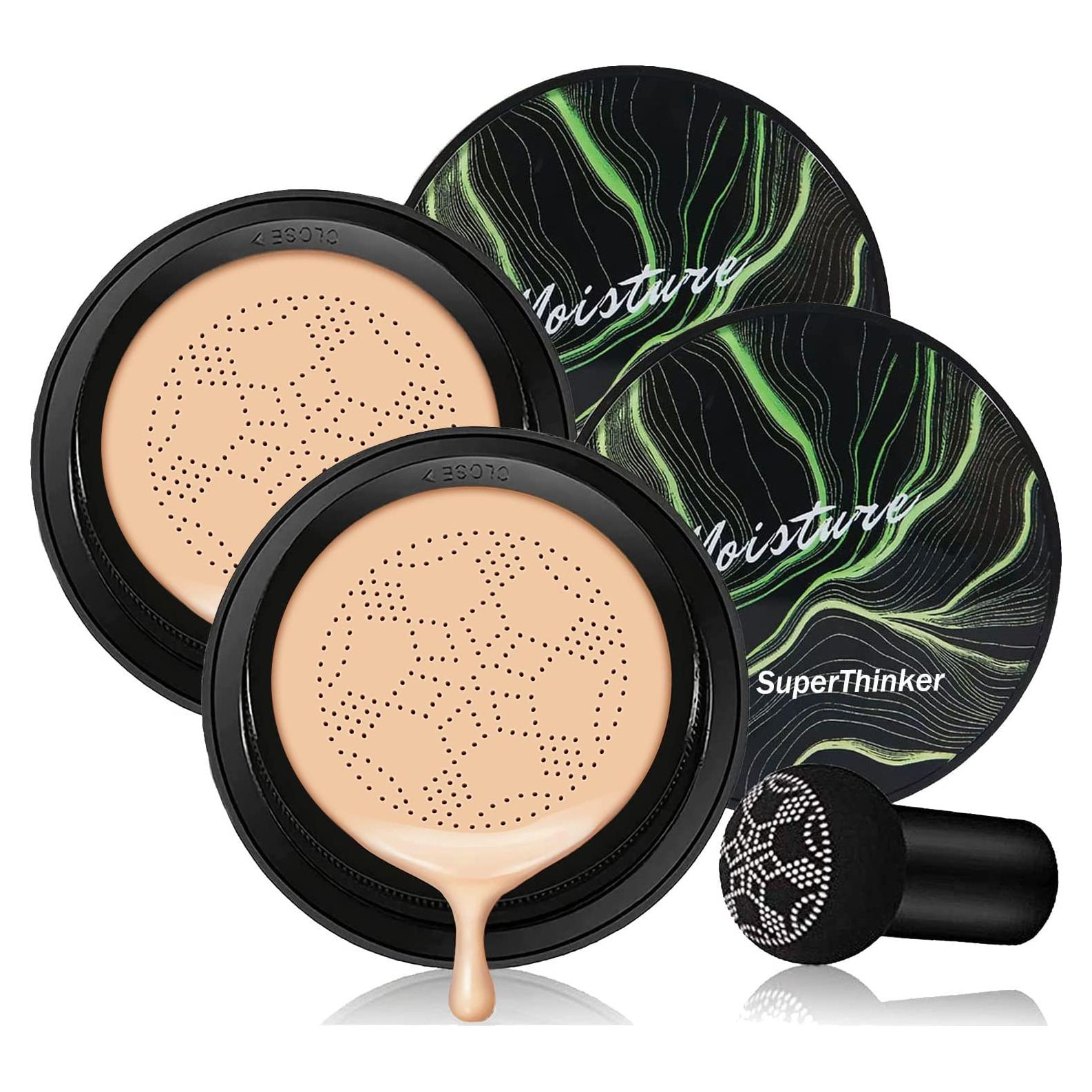 Crema CC Air Cushion SuperThinker 2 PCS Natural Hidratante