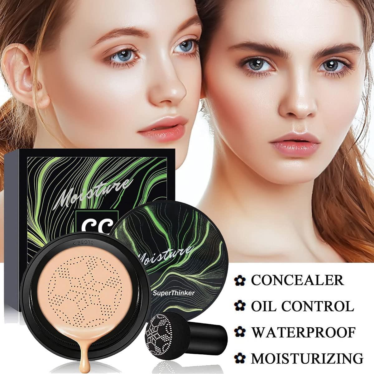 Crema CC Air Cushion SuperThinker 2 PCS Natural Hidratante