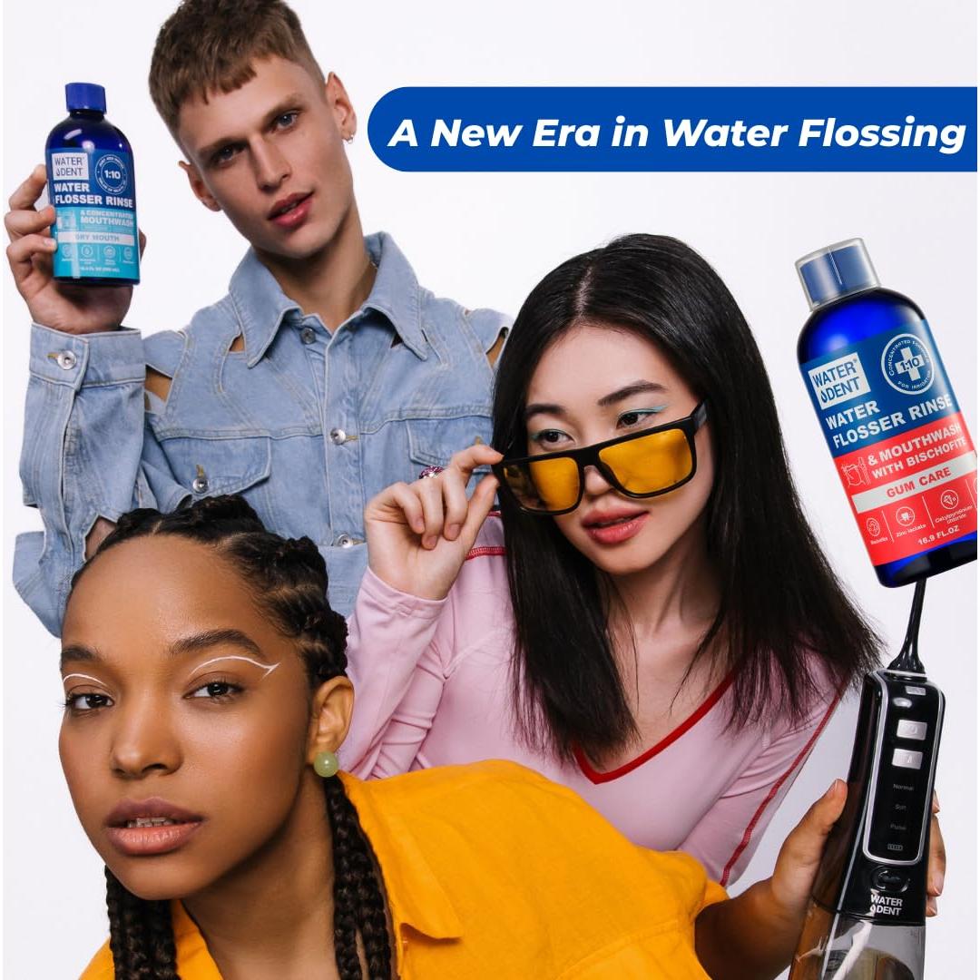 Enjuague Bucal Concentrado WATER DENT 500 ml Menta de Manzana