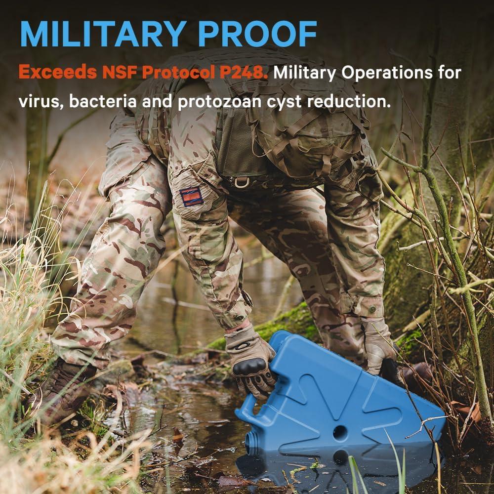 Purificador de Agua Lifesaver Jerrycan 18.5L - Militar