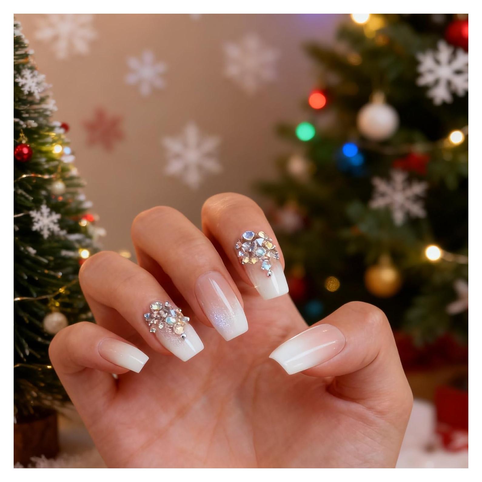 Uñas Falsas Coolnail 3D Rosa Nude 24 Piezas ABS