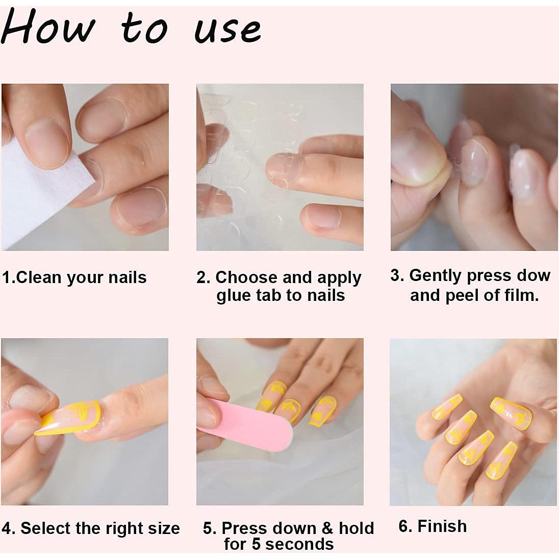 Uñas Falsas Coolnail 3D Rosa Nude 24 Piezas ABS