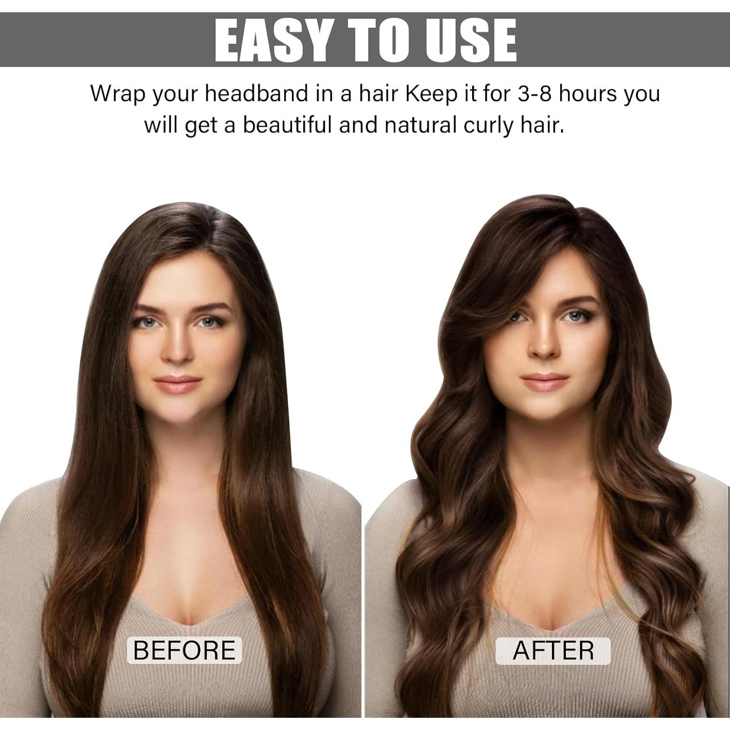 Conjunto de Rulos Sin Calor Ailsa 8 Piezas Terciopelo Negro