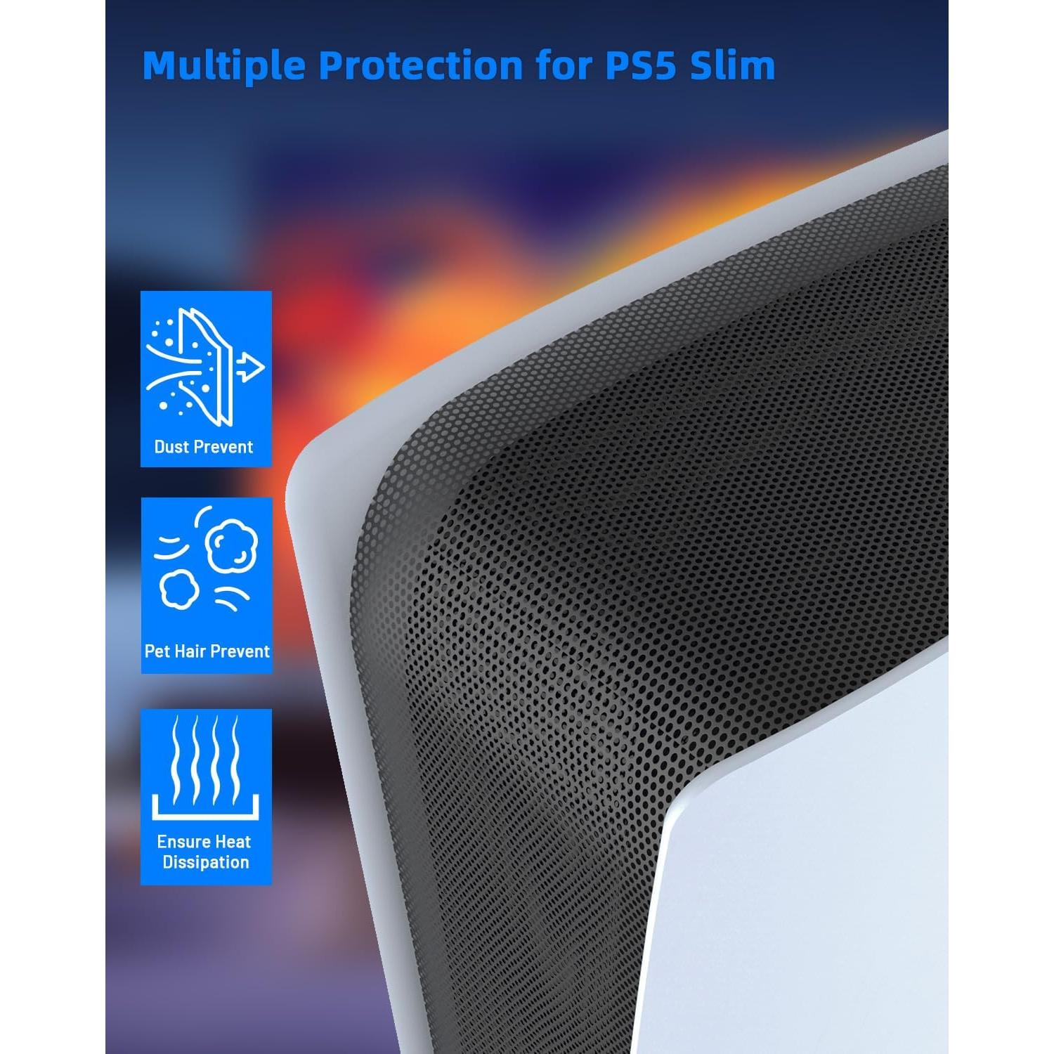 Cubierta Antipolvo Racrank PS5 Slim - Ligera y Duradera