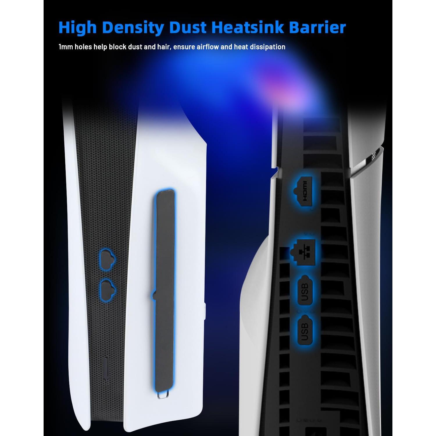 Cubierta Antipolvo Racrank PS5 Slim - Ligera y Duradera