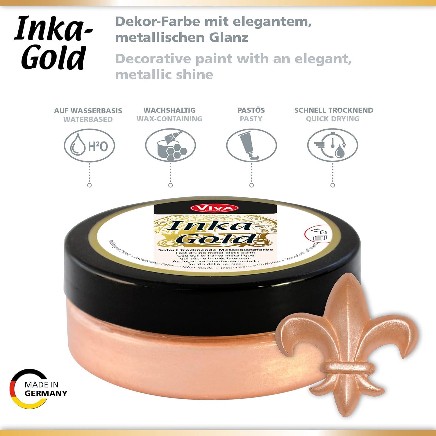 Cera de Gilding Viva Decor Inka Gold 68.6 ml Albaricoque
