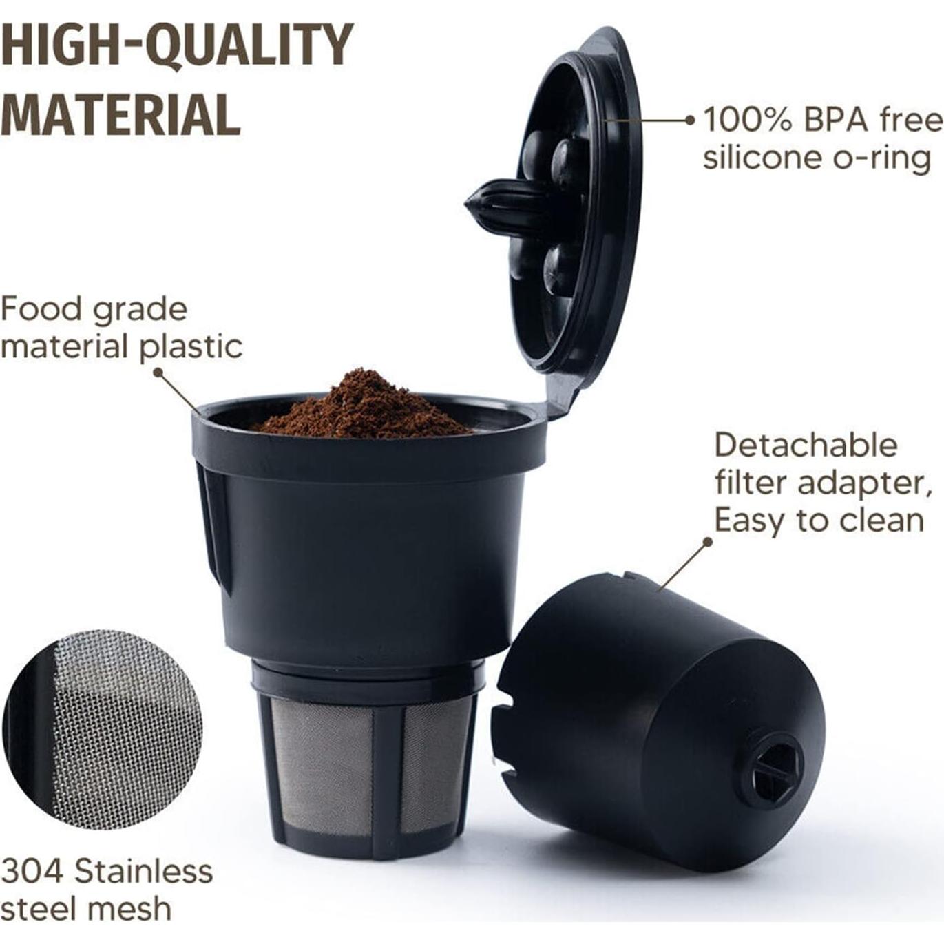 Filtros de café reutilizables Eaykee para Keurig - 3 unidades