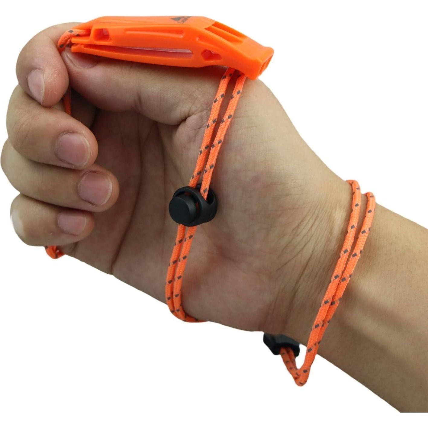 Silbatos de Emergencia LuxoGear Naranja 2 Paquetes