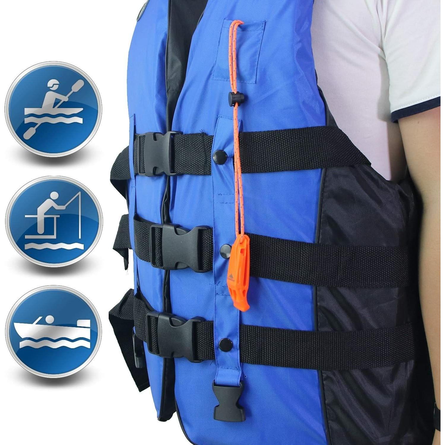 Silbatos de Emergencia LuxoGear Naranja 2 Paquetes