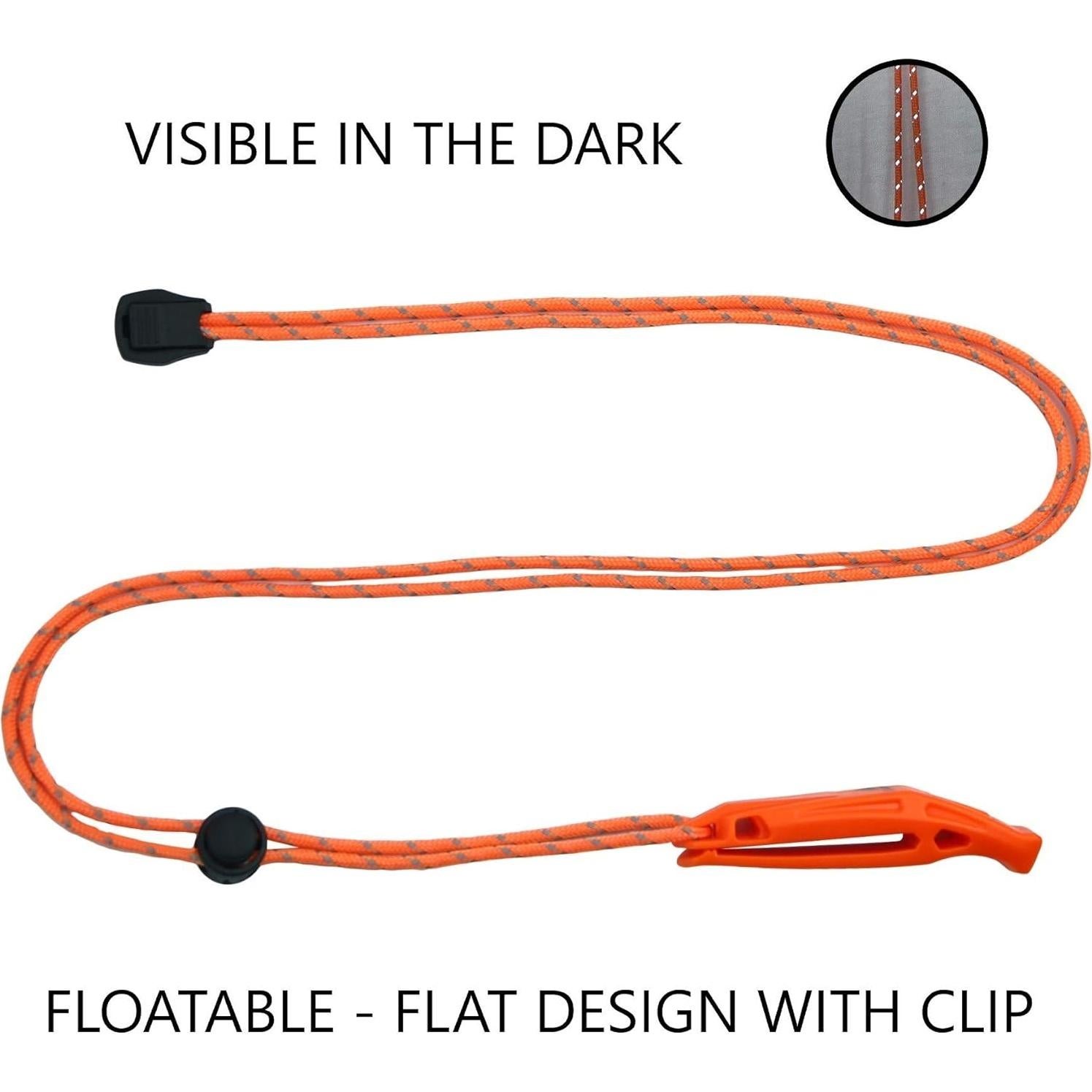 Silbatos de Emergencia LuxoGear Naranja 2 Paquetes