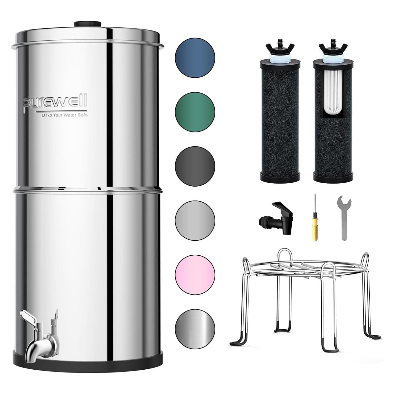 Filtro de Agua por Gravedad Purewell PW-OB 3 Etapas 8.5L