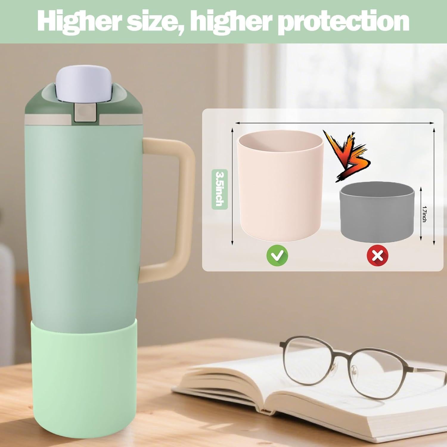 Bota Alta de Silicona Mity Rain para Botellas Owala 30oz y 40oz