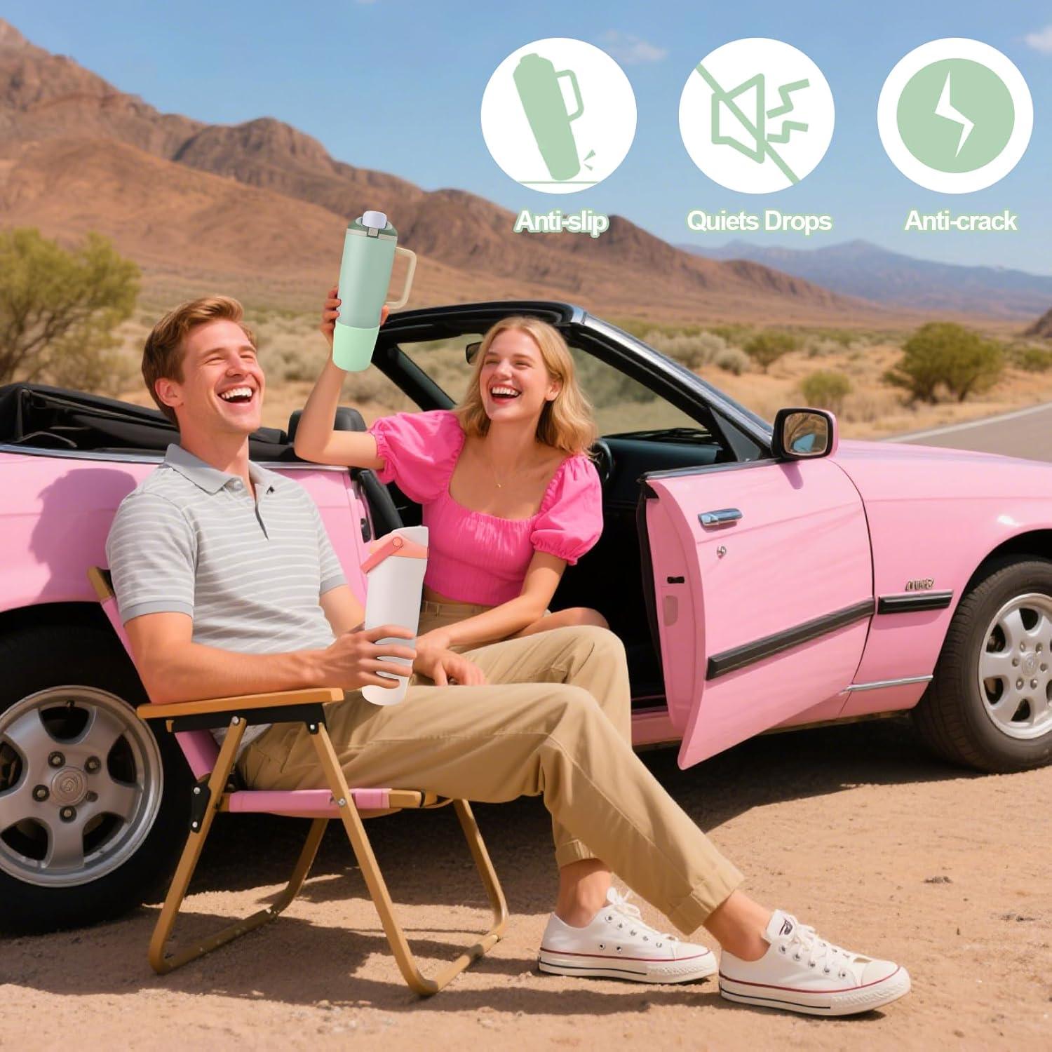 Bota Alta de Silicona Mity Rain para Botellas Owala 30oz y 40oz