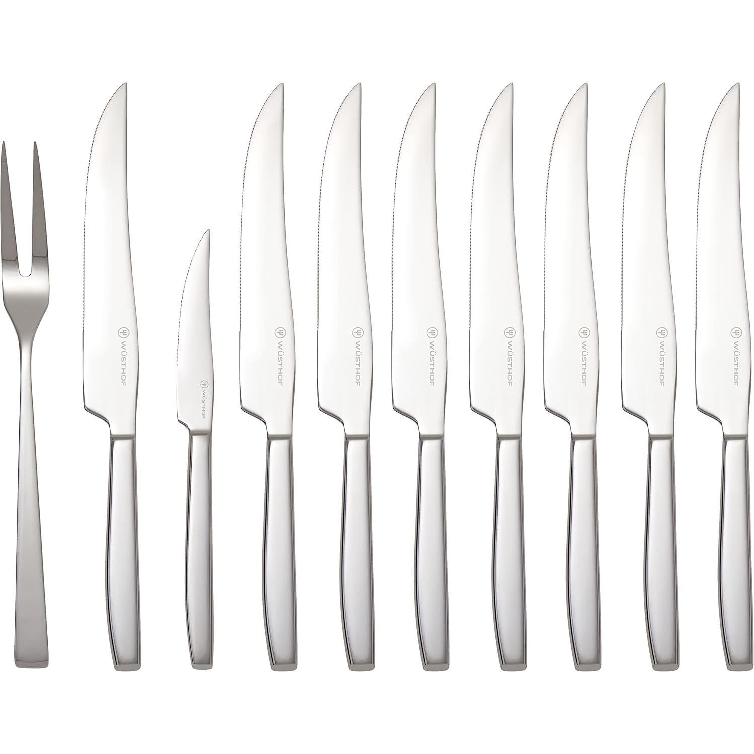 Set de cuchillos de carne Wüsthof 10 piezas acero inoxidable