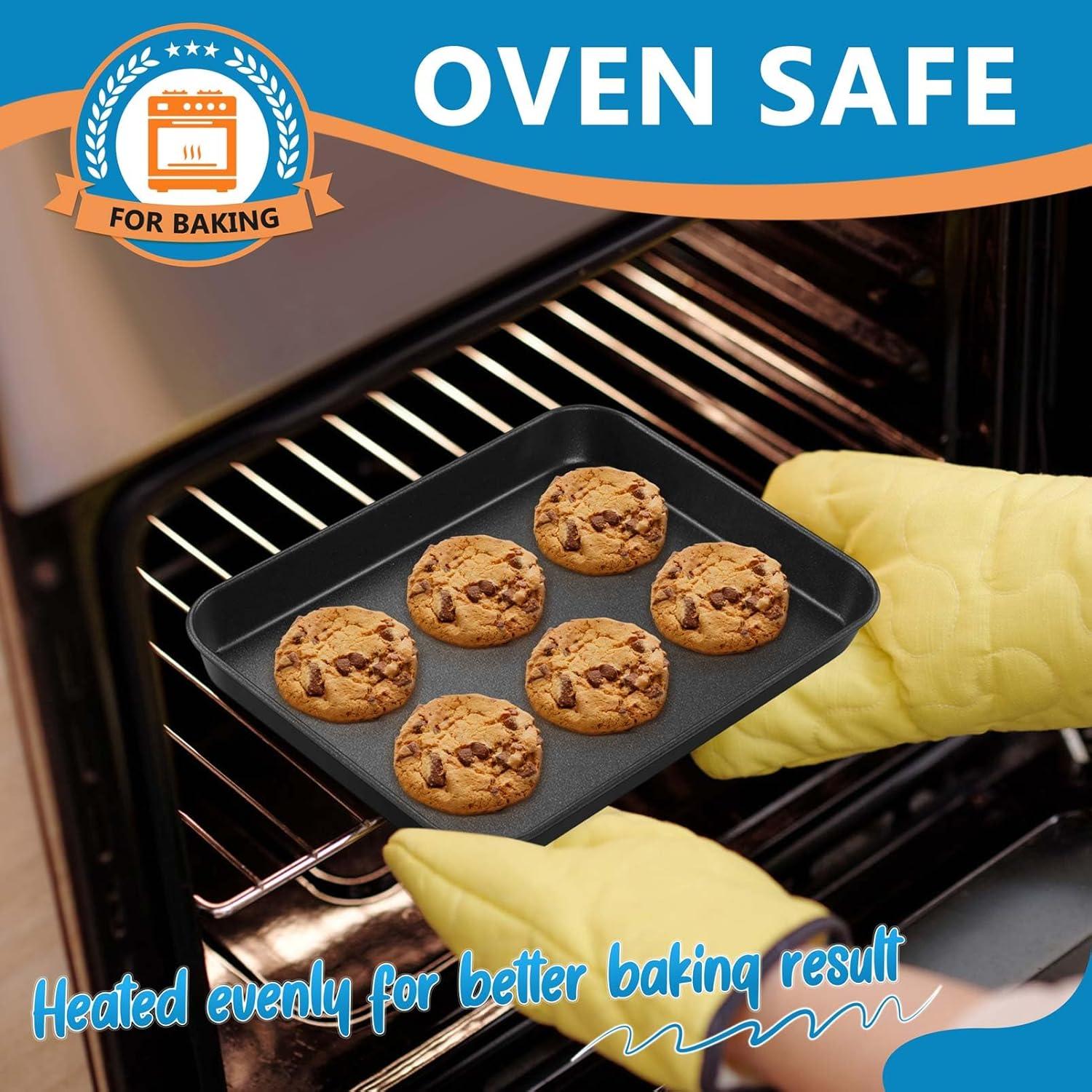 Bandeja para Hornear Galletas P&P CHEF 23.6x17.8 cm Antiadherente