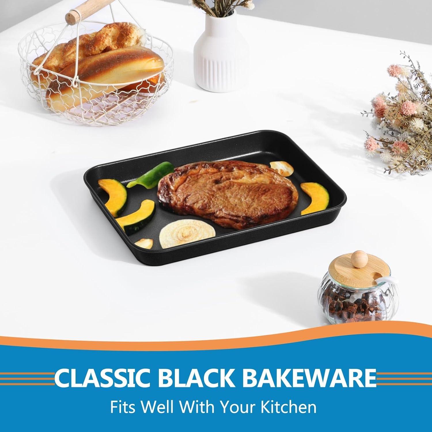 Bandeja para Hornear Galletas P&P CHEF 23.6x17.8 cm Antiadherente