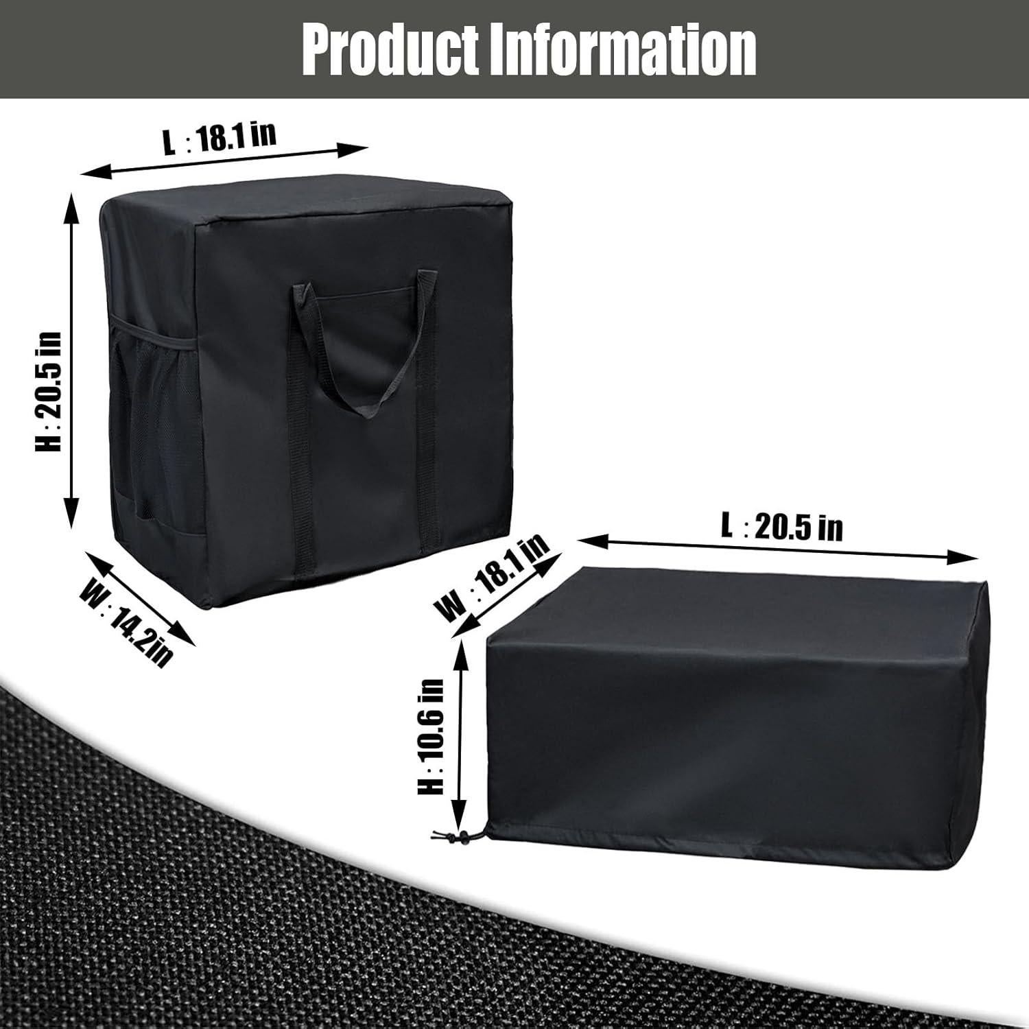 Cubierta y Bolsa de Transporte TOHONFOO para Plancha 17"