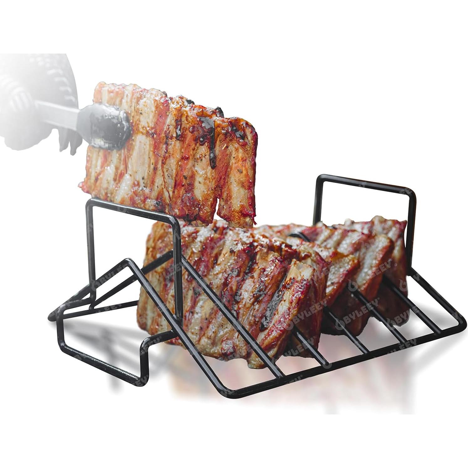 Soporte para Costillas BYLEEY Recubierto de Porcelana 34.8x11.9 cm