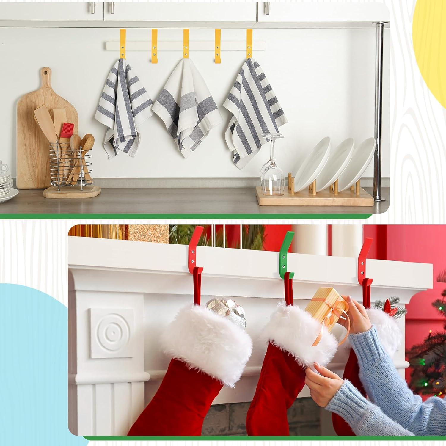 Paquete de 12 ganchos de pared de madera Colingmill 15.5x2.5cm