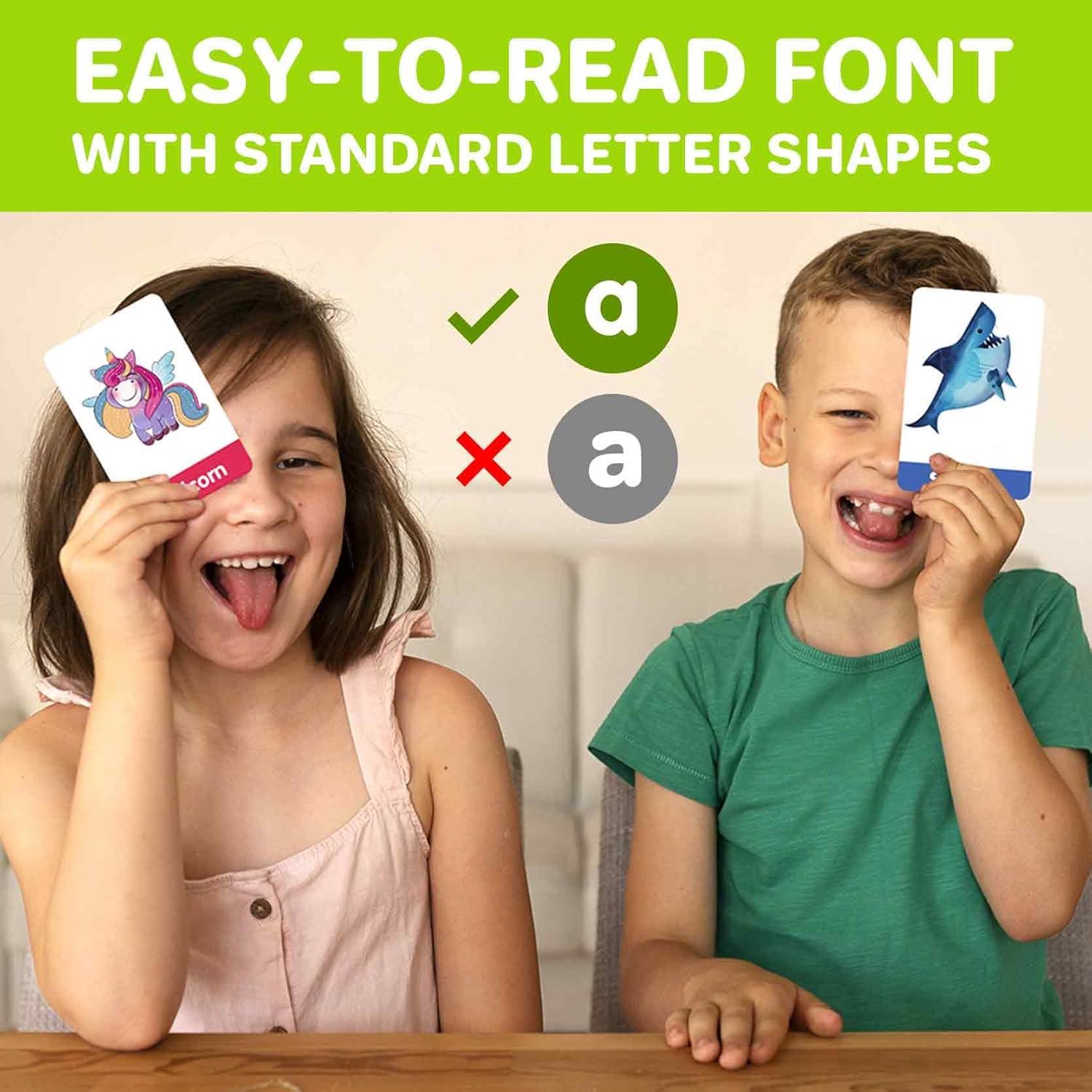 Tarjetas Didácticas QUOKKA ABC para Niños 2-4 Años - 60 Piezas