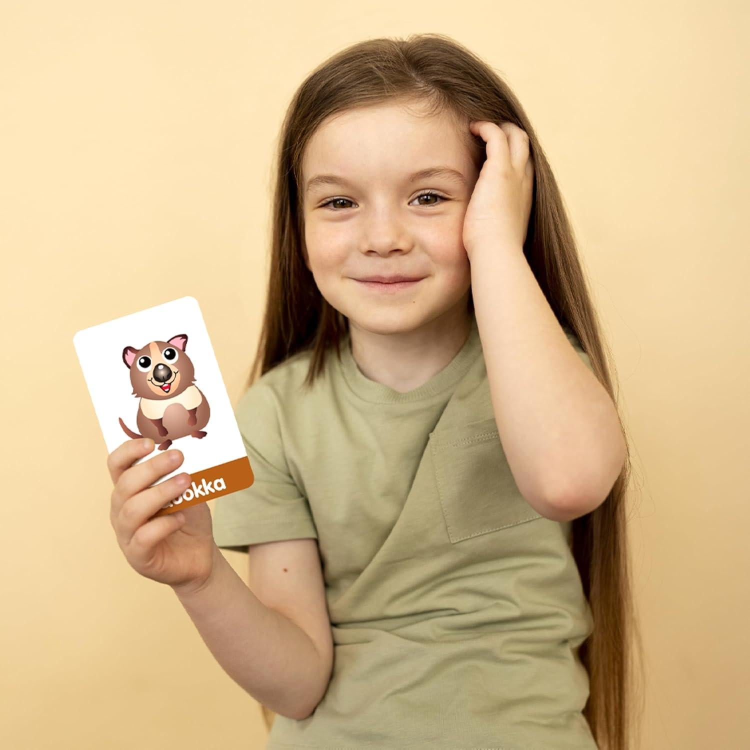 Tarjetas Didácticas QUOKKA ABC para Niños 2-4 Años - 60 Piezas