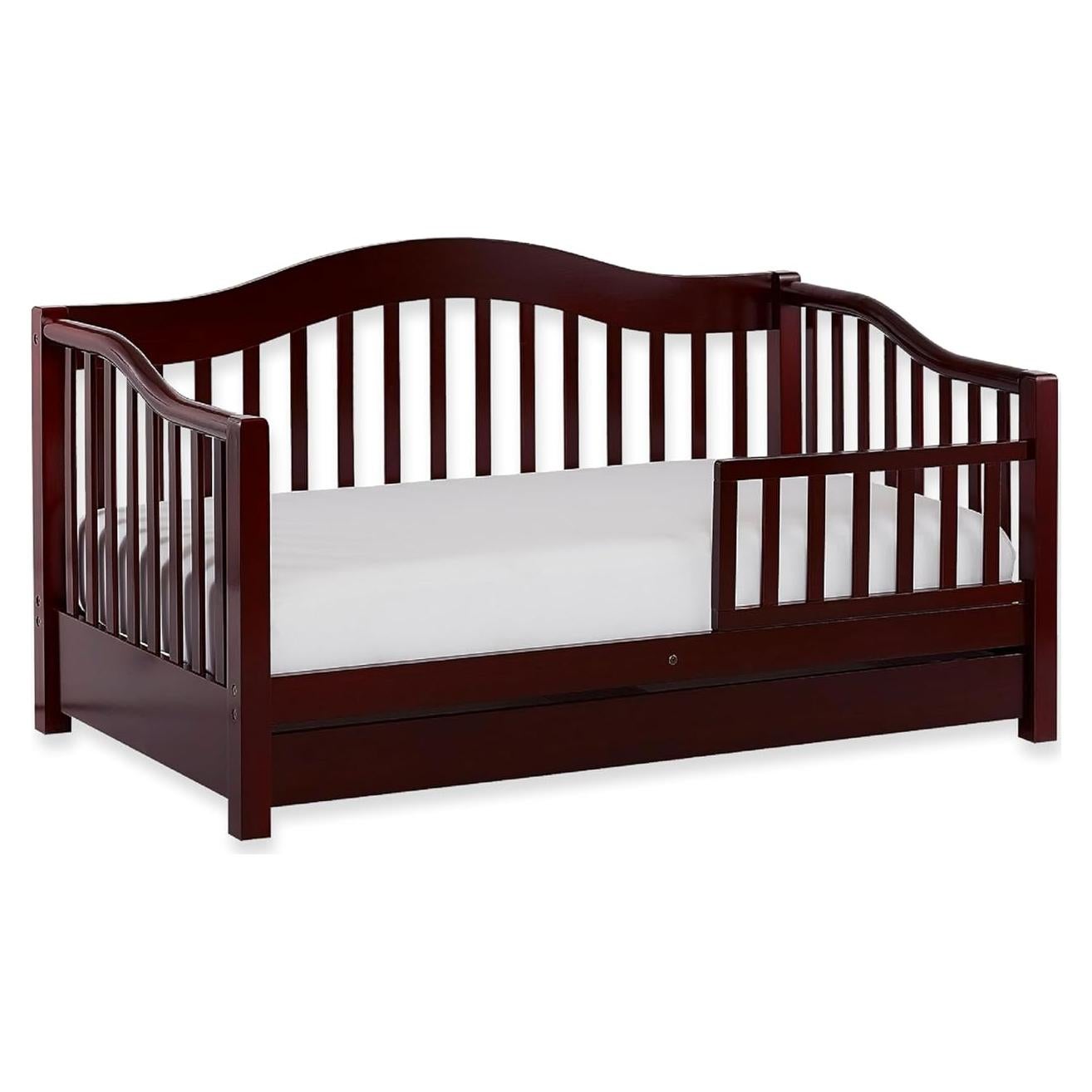 Cama de Día para Niños Dream On Me Cereza - Barandilla Removible