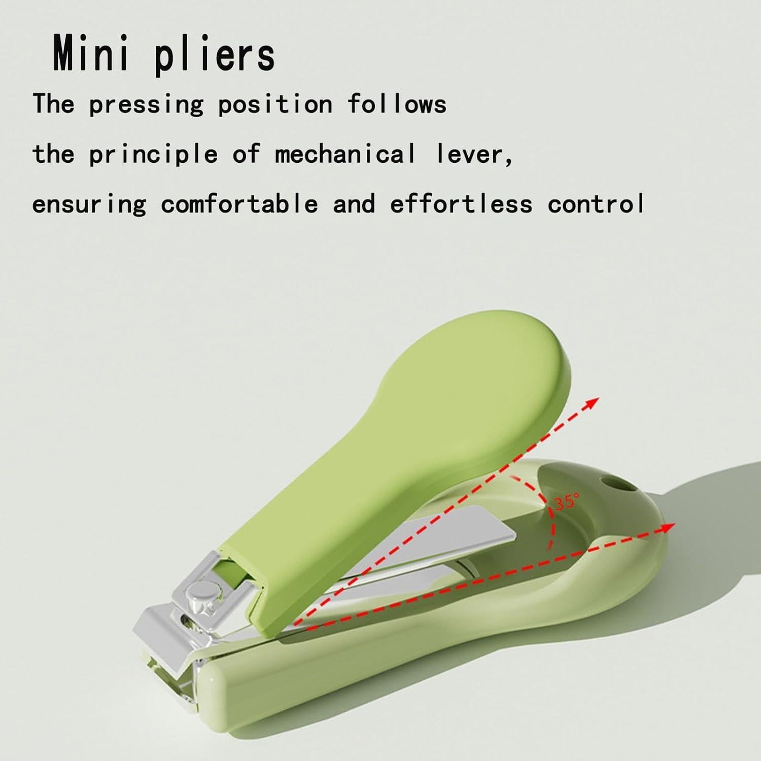 Kit de Cuidado de Uñas para Bebés Wentwos 4 en 1 Rosa