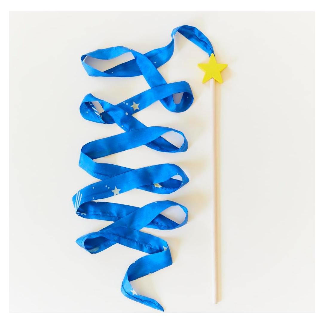 Streamer de Seda Nocturno Estrellado Sarah's Silks 2.44m