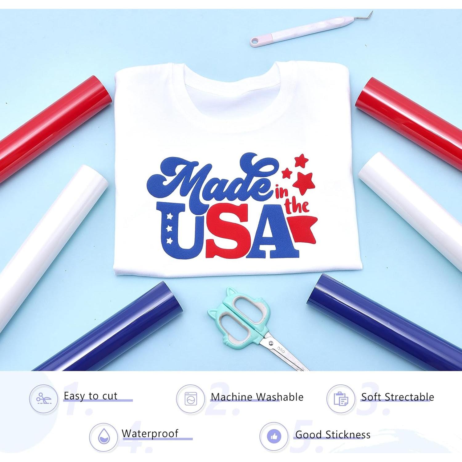 Vinilo de Transferencia de Calor Puff 3D HTVSTD - 6 Hojas 30.48x25.4cm