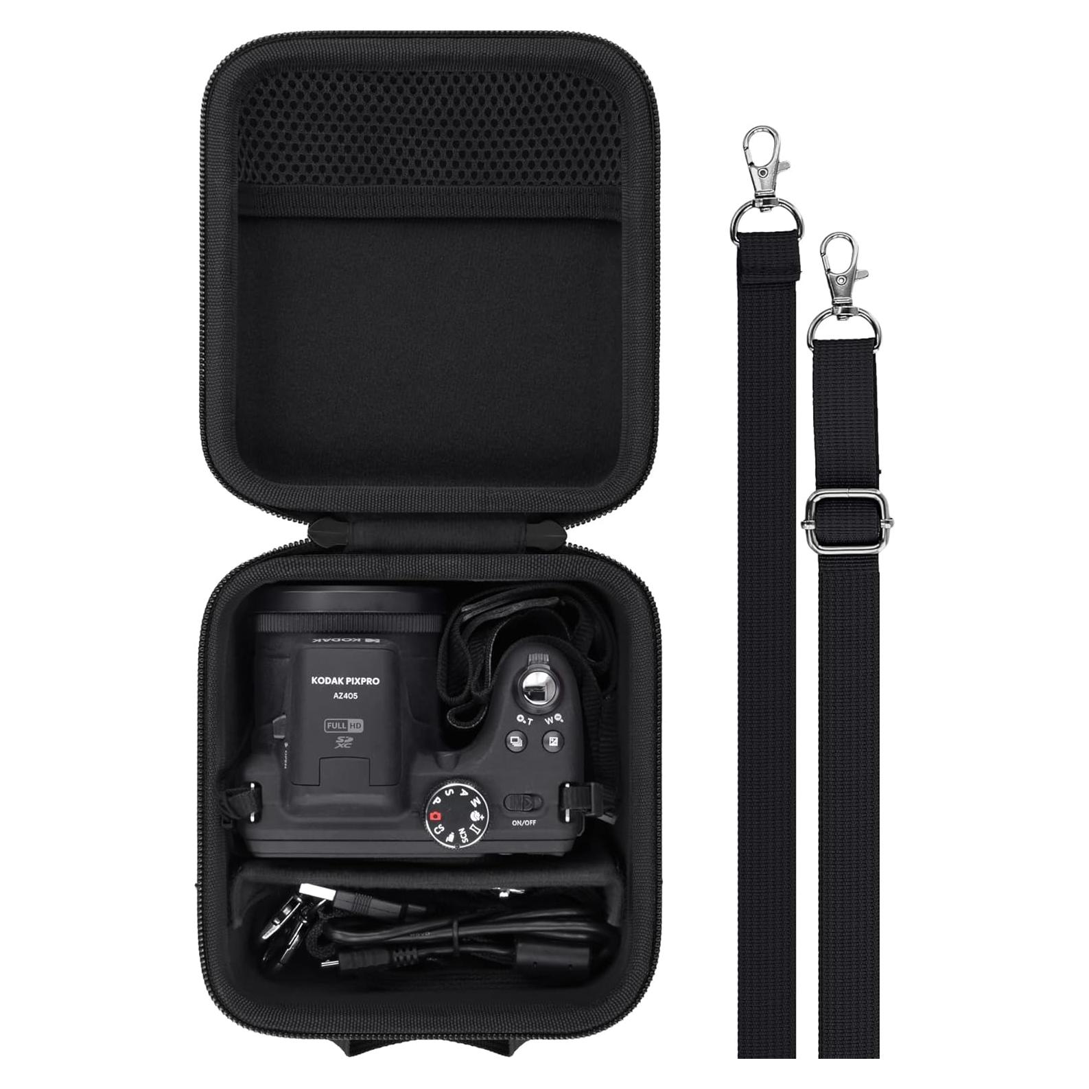 Funda de cámara KODAK PIXPRO AZ405/AZ425 - Negra, resistente y portátil
