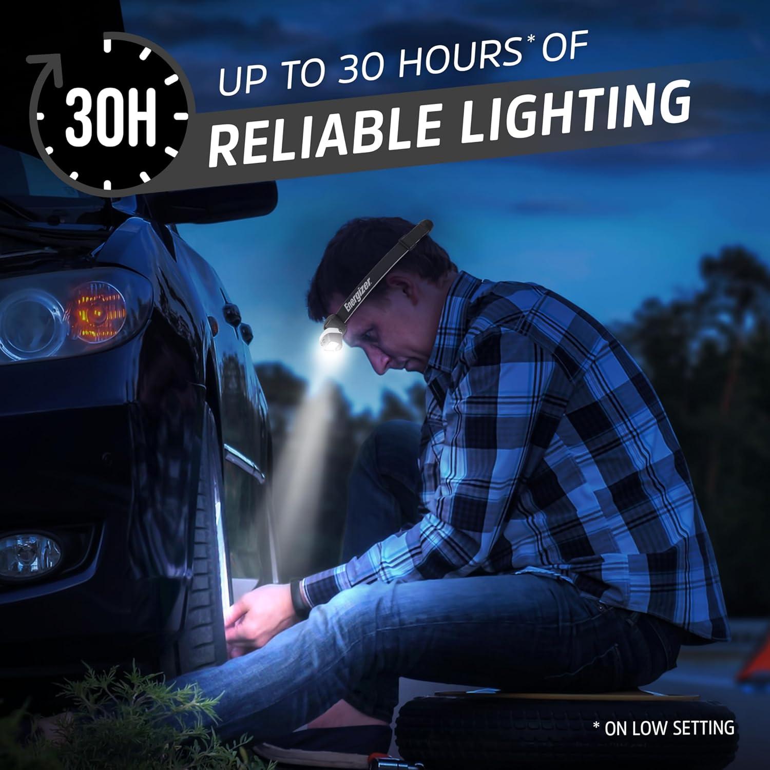 Linterna Frontal LED Energizer HDL-625, 625 Lúmenes, IP67