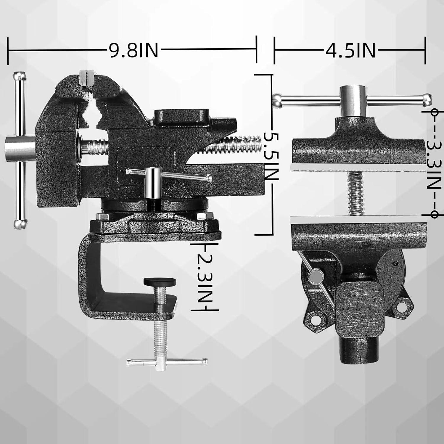 Prensa de Banco ZHRMJZG 4.5" Alta Resistencia 2 en 1