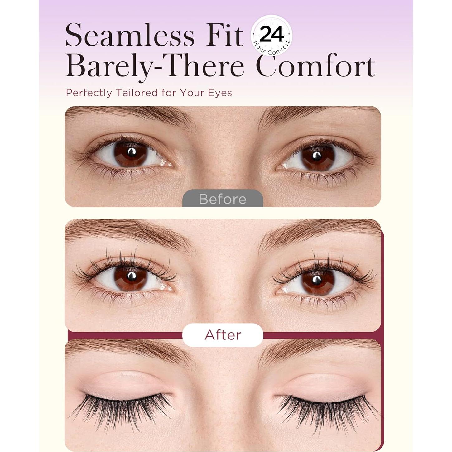 Pestañas Magnéticas BEYELIAN CS02, Suaves y Reutilizables