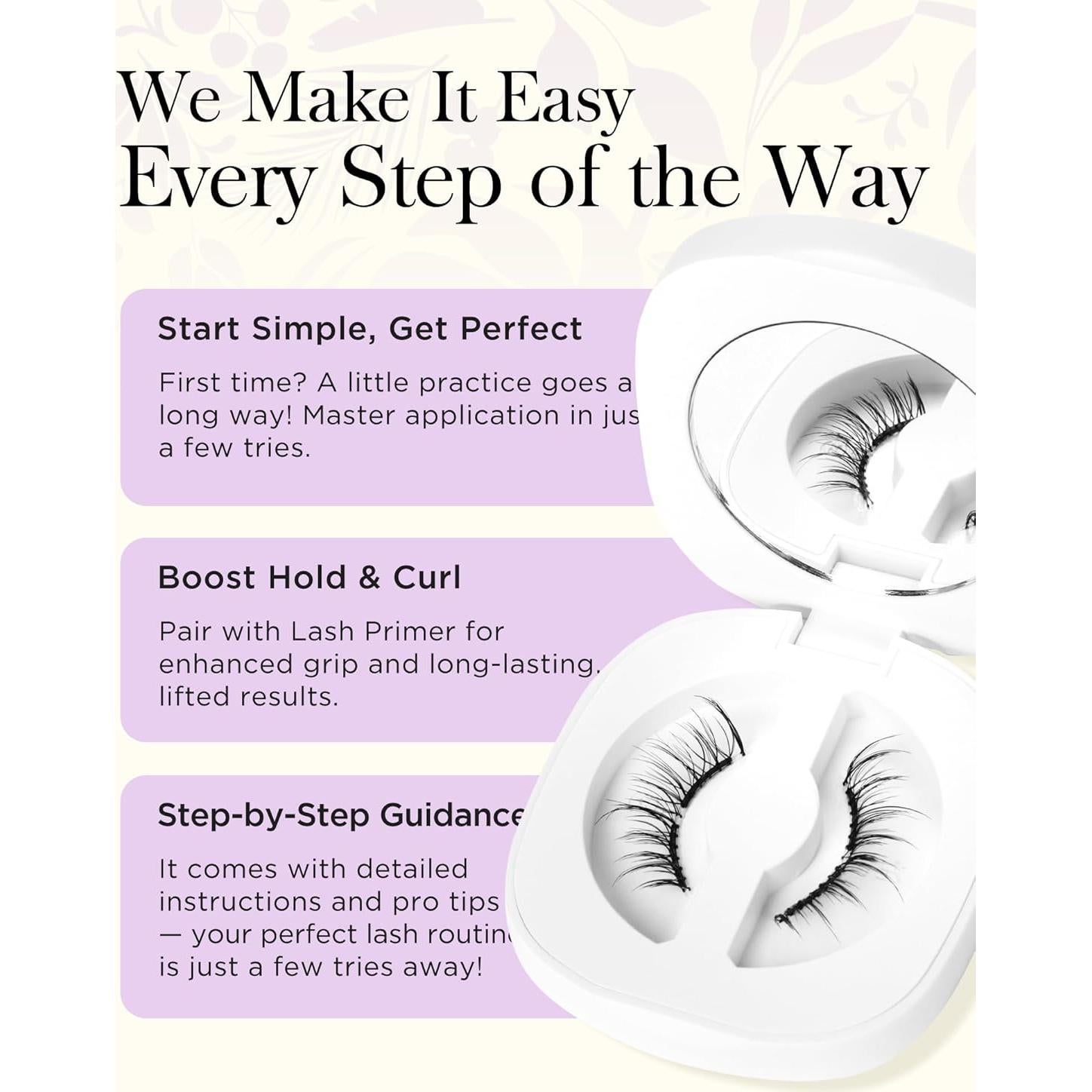 Pestañas Magnéticas BEYELIAN CS02, Suaves y Reutilizables