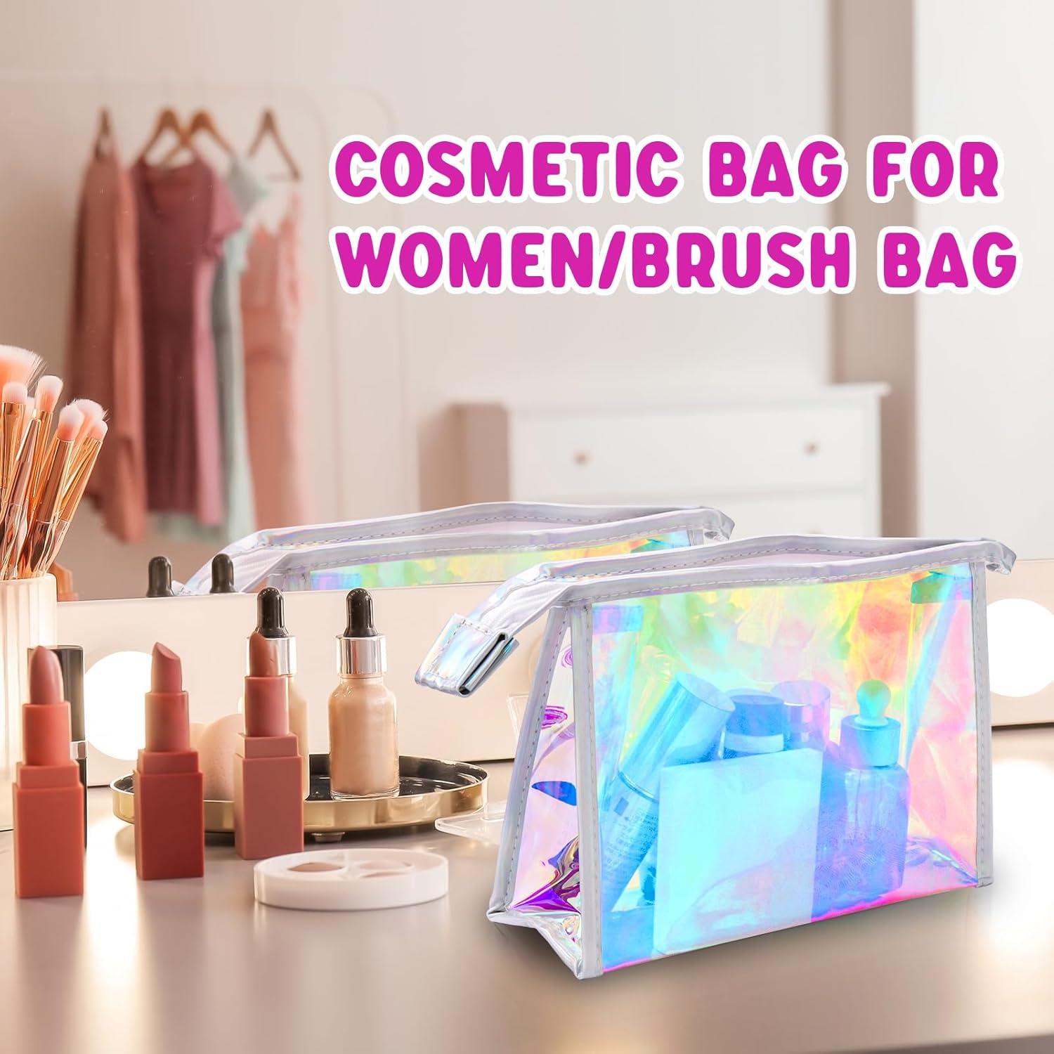 10PCS Bolsa de Maquillaje Iridiscente Zwish 22.4x16cm