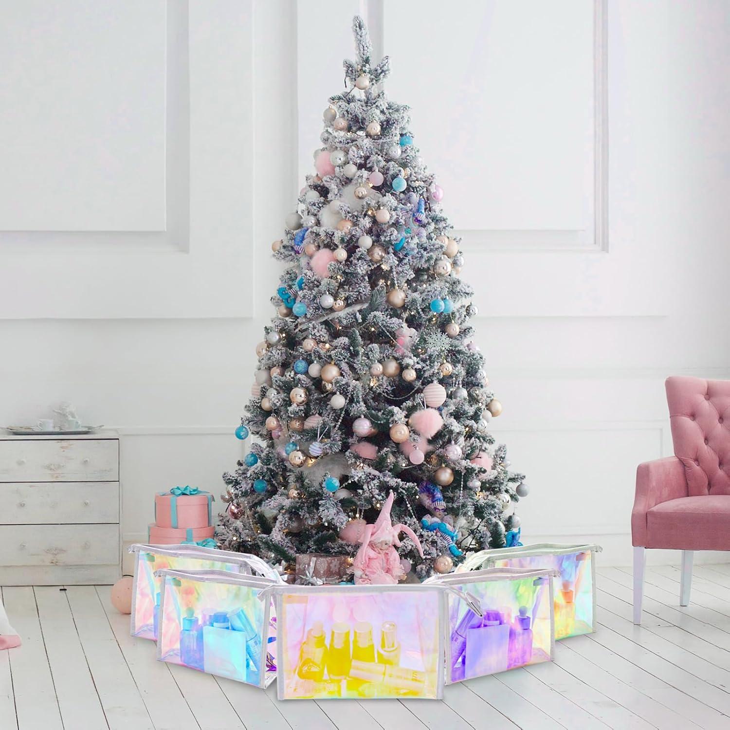 10PCS Bolsa de Maquillaje Iridiscente Zwish 22.4x16cm