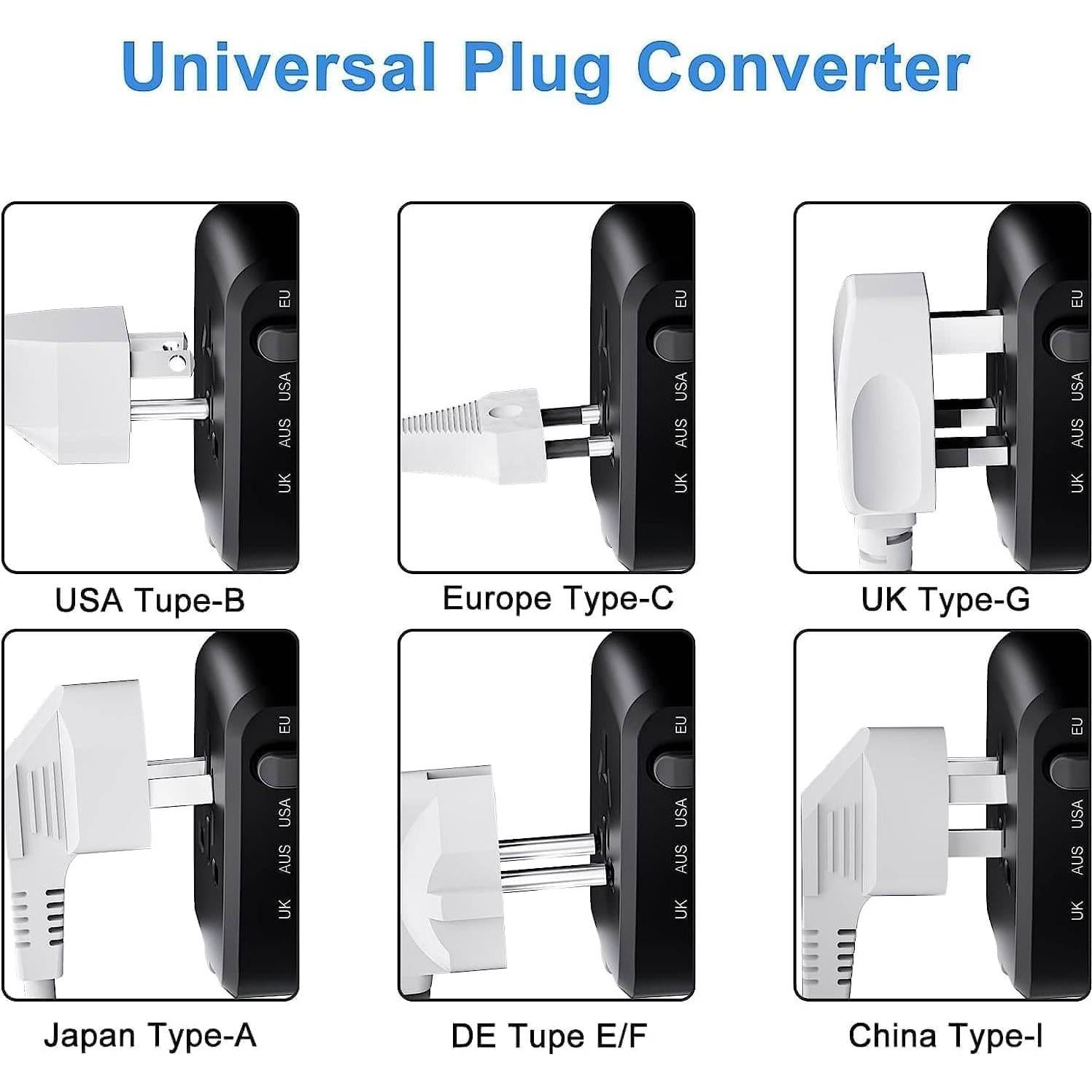 Adaptador de Viaje Convertidor de Voltaje 230V a 120V DONGGUAN