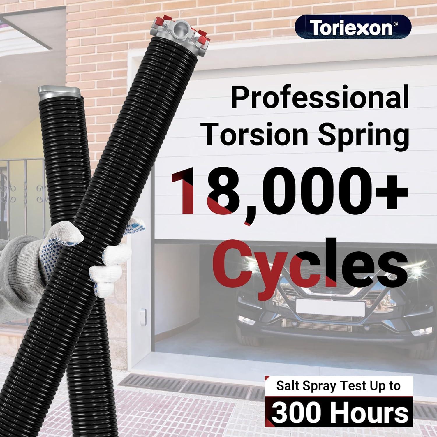 Resorte de Torsión para Puerta de Garaje Toriexon 0.207x5x61 cm