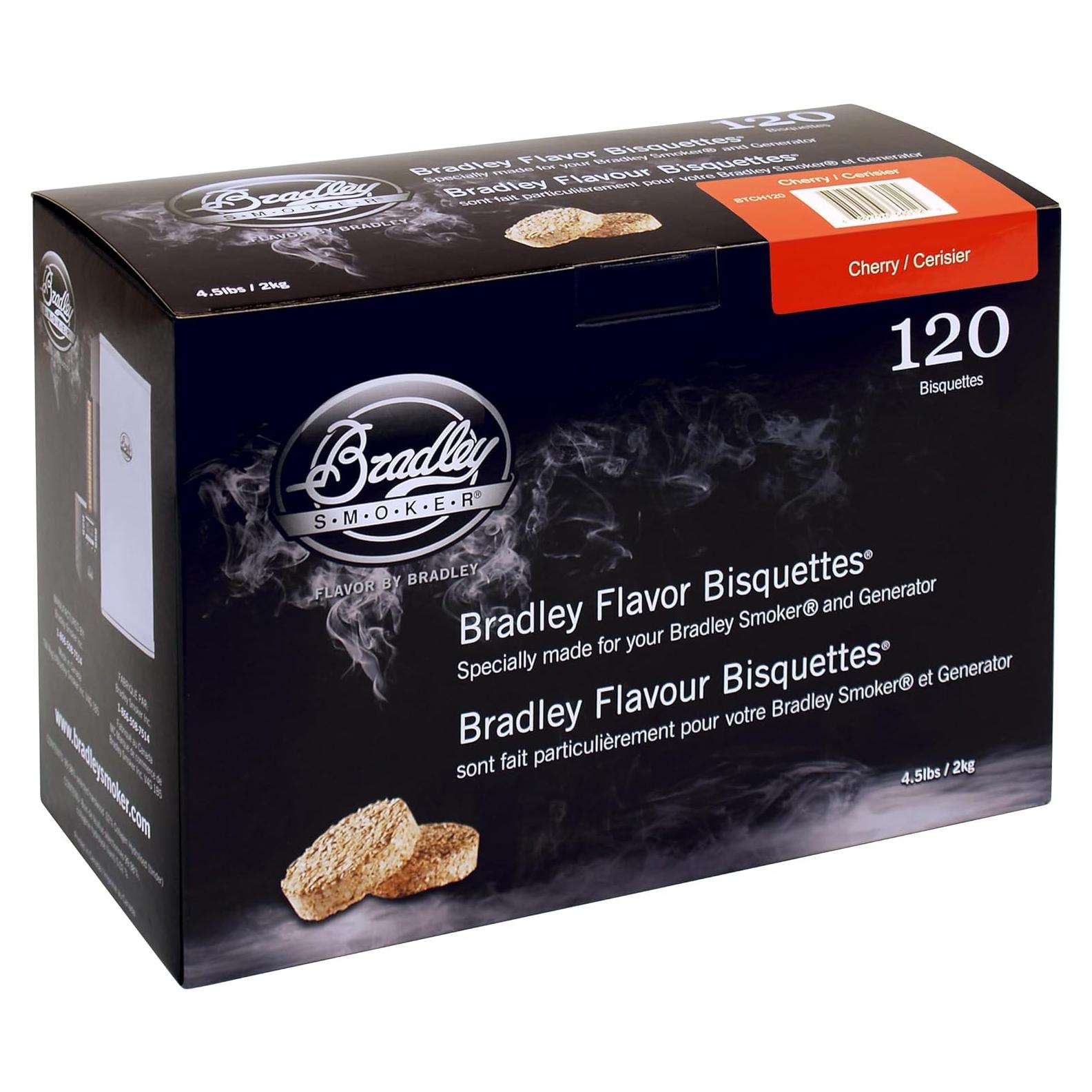 Bisquettes de Ahumado Bradley Cereza 120 unidades 1.99 kg