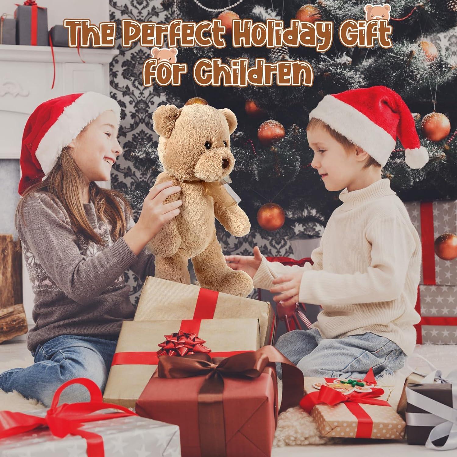 Ositos de Peluche Wettarn 45 cm 2 Pack Marrón Claro y Oscuro