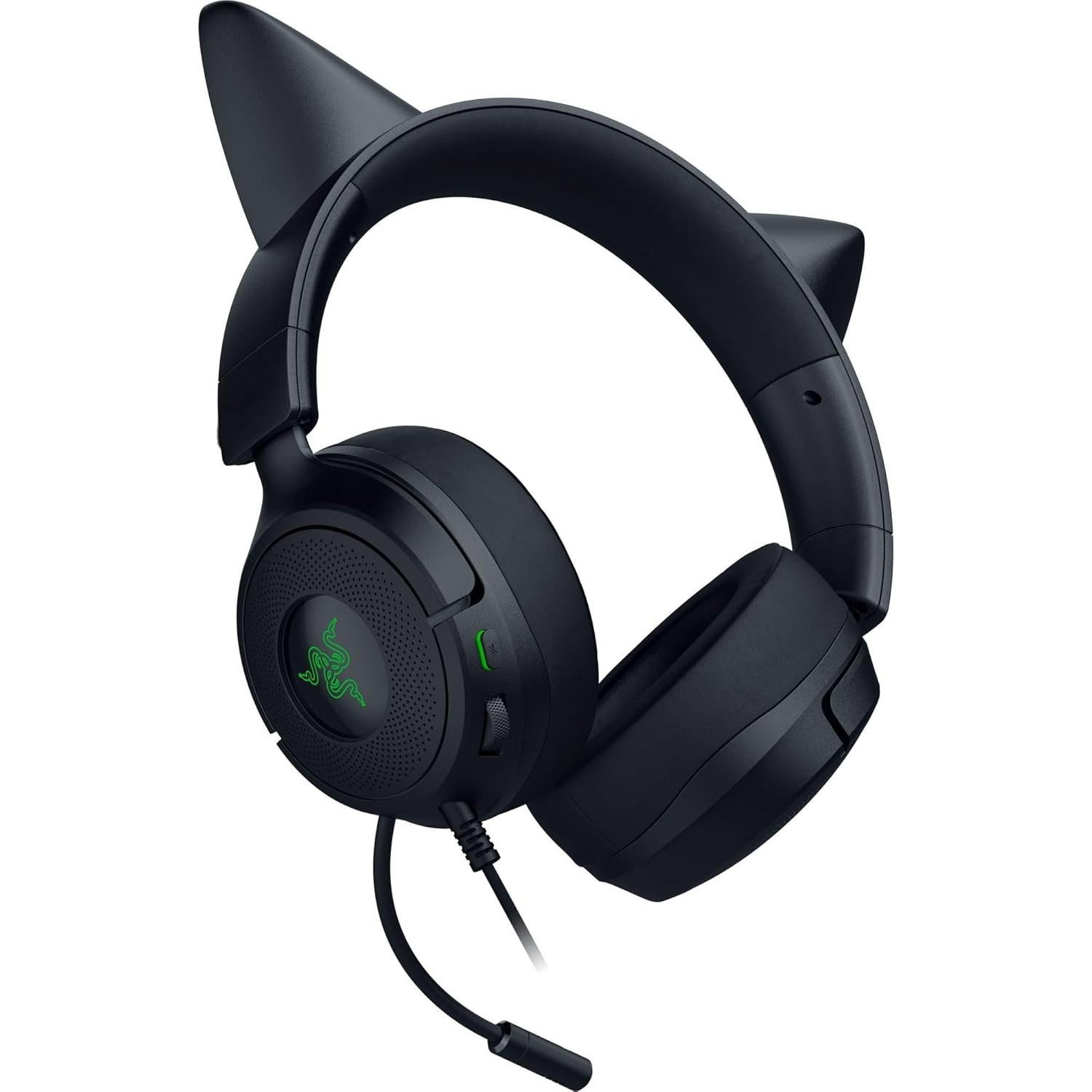 Auriculares Gaming Razer Kraken Kitty V3 X - Sonido 7.1, 40mm, Negro