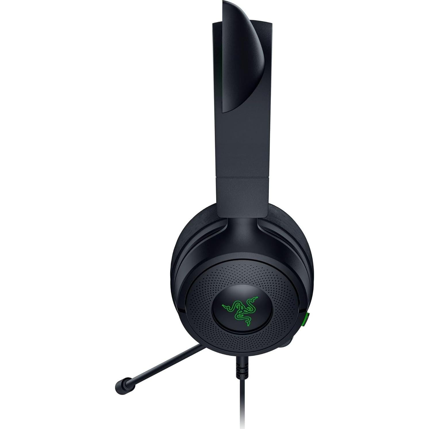 Auriculares Gaming Razer Kraken Kitty V3 X - Sonido 7.1, 40mm, Negro