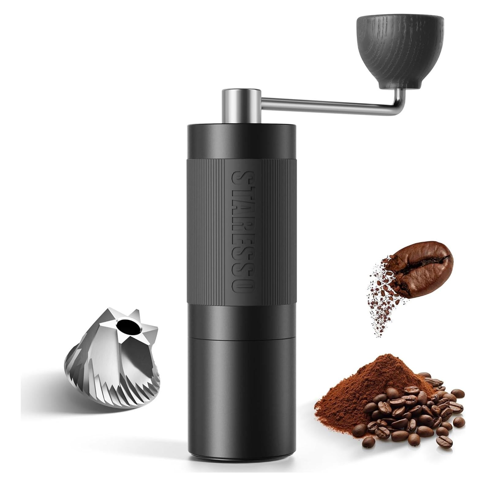 Molinillo de Café Manual STARESSO D6 PLUS Acero Inoxidable 0.73 kg