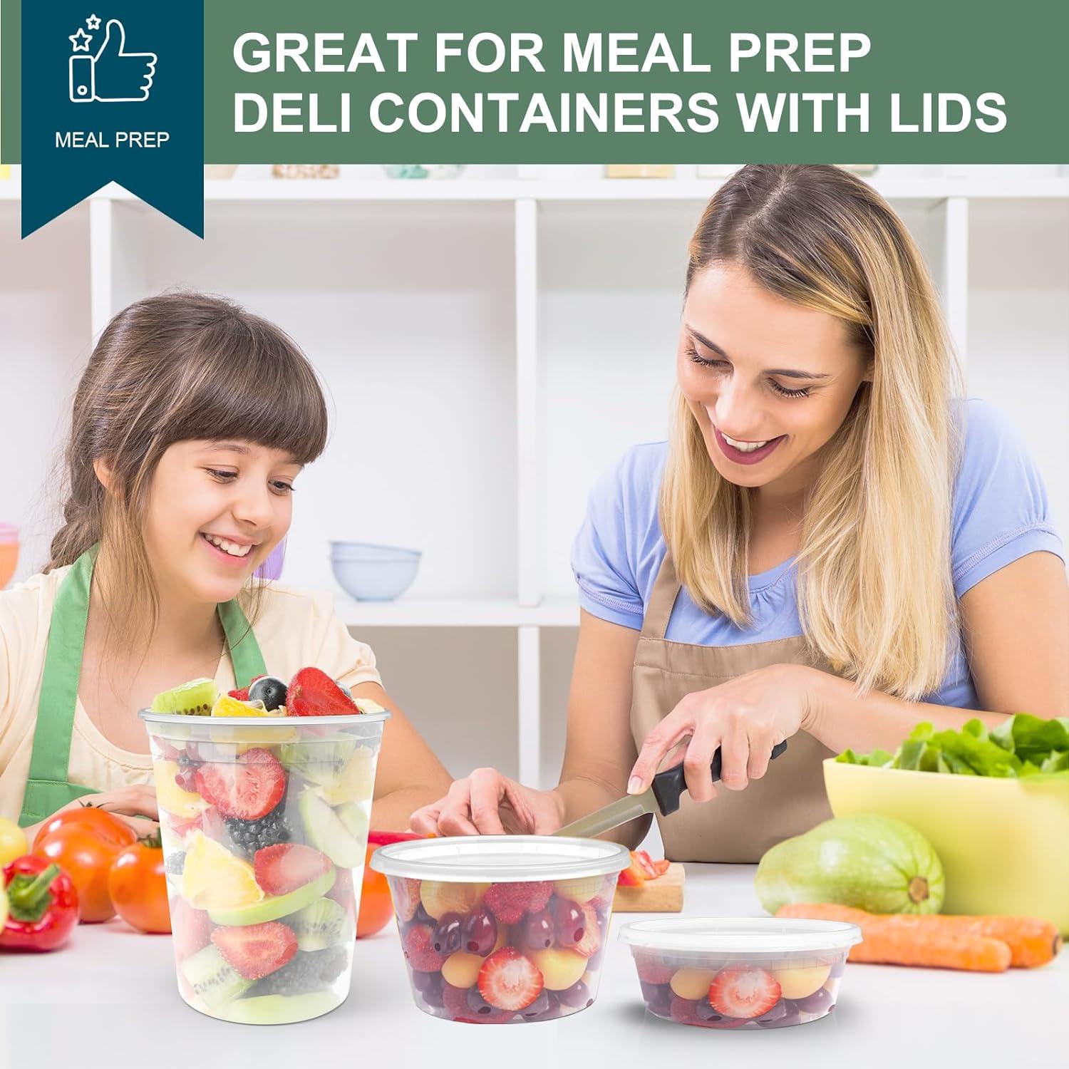 Contenedores Deli VIVIGU 48 Juegos 0.24-0.95 L A Prueba de Fugas