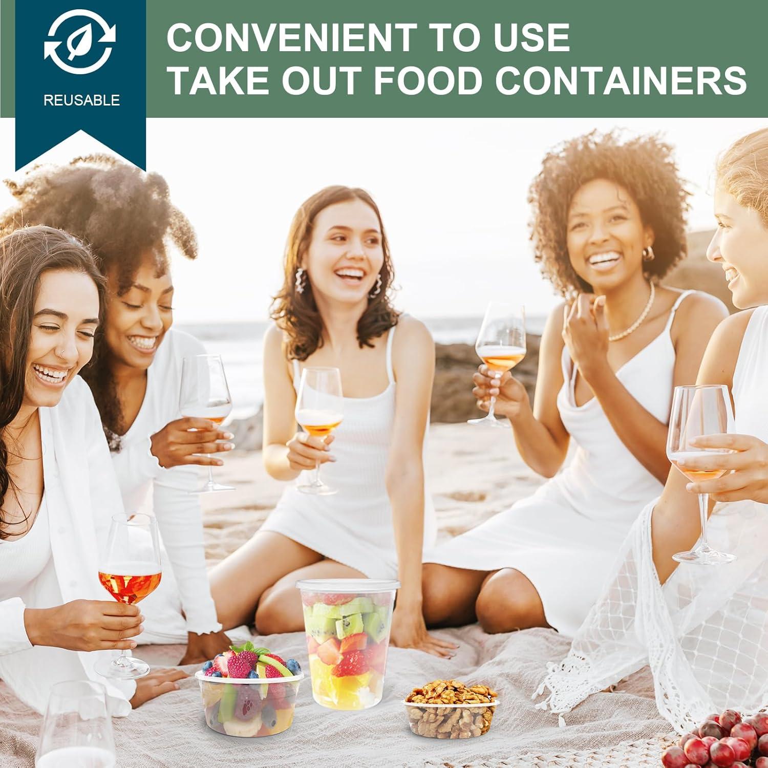 Contenedores Deli VIVIGU 48 Juegos 0.24-0.95 L A Prueba de Fugas