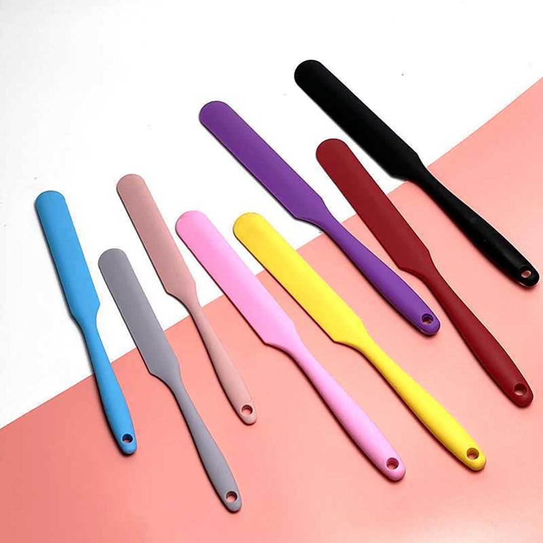 Juego de Espátulas de Silicona YAJUYANG 5 Piezas Multicolor