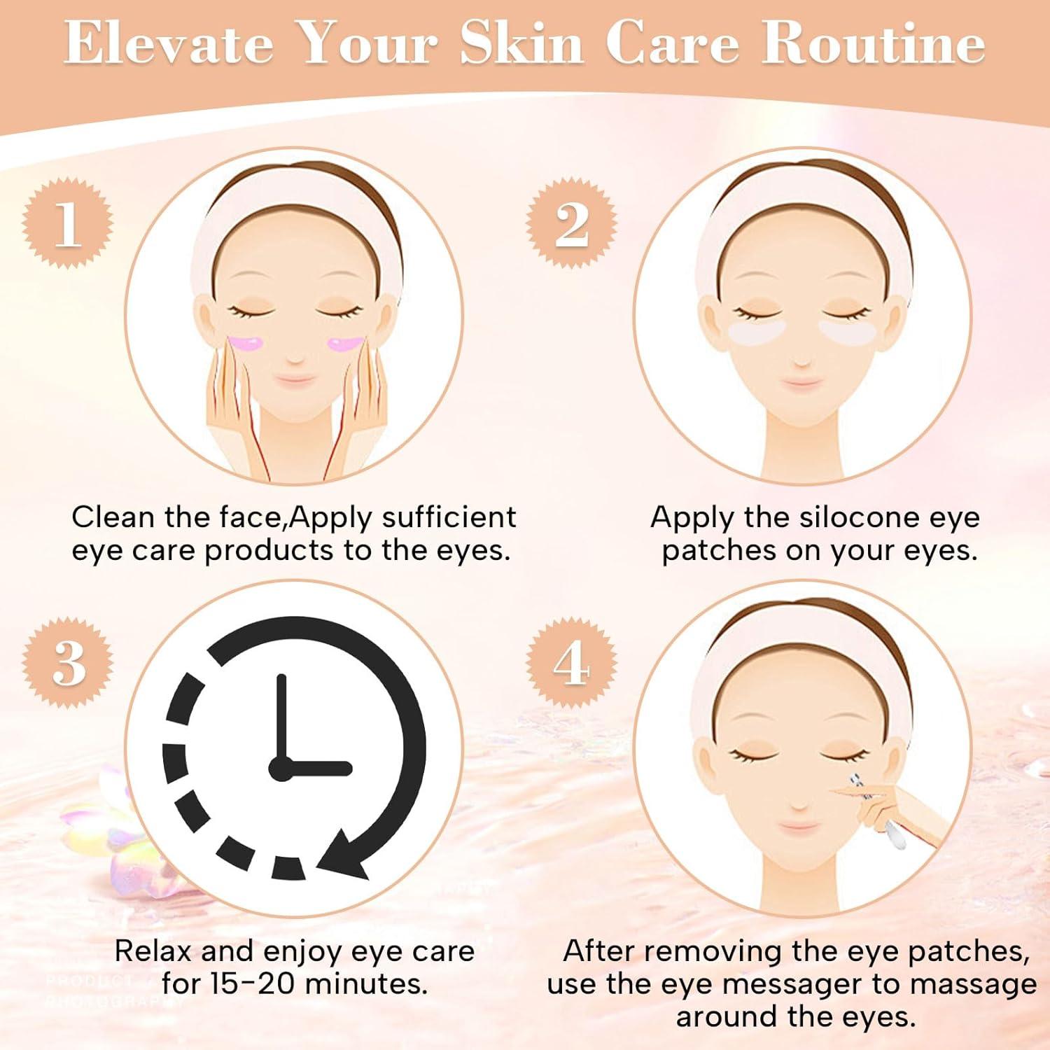 Parches para Ojos Reutilizables Chianku - 2 Pcs Silicona